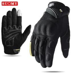 SUOMY Summer Women Pink Motorcycle Gloves Lady Purple Full Finger Motocross Gloves Men Touch Screen Cycling Gloves XS-XXL