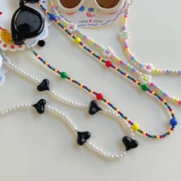 2Pcs/Set Spring Summer Kids Cat Eye Sunglasses Kawaii Fashion Sunscreen Eyeglasses with Eyeglass Chains Outdoor Children Eyewear