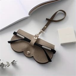 1pc Cute PU Leather Sunglasses Reading Glasses Pouch Glasses Cover Glasses Bag Travel Eyewear Accessory