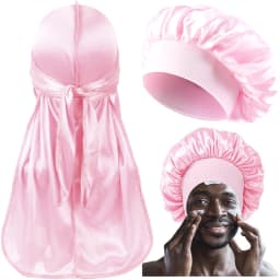 2/3PCS/LOT Men Women Long Tail Head Scarf Headwrap Bonnet Night Hat Silk Durag Pirate Hat Unisex Sleeping Bandana Turban Hijab
