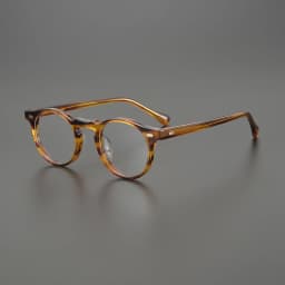 Handmade Acetate Glasses Frame Men Vintage 2024 New Ultra Light Eyeglasses Frame Women Japan Retro Luxury Brand Designer Eyewear