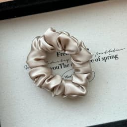 Women 100% Pure Mulberry Silk Hair Tie White Silk Scrunchies Girls Elastics Hair Rubber Band Solid Color hair rope chouchou soie