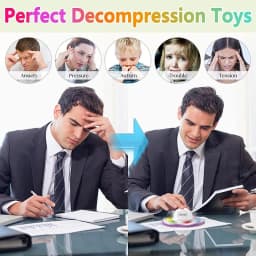 Antistress Push Bubbles Fidget Spinner for Kids and Adults Face-Changing Sensory Toy for Autistic Children Anxiety Relief Gifts