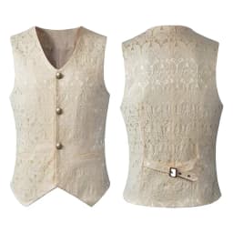 2024 Vest Men Renaissance Steampunk Coat Gothic Jacquard Waistcoat Single Breasted Business Formal Dress Vest for Suit