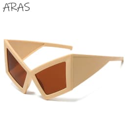 Fashion Oversized Cat Eye Sunglasses Women Men Big Frame 2026 Luxury Brand Vintage Sun Glasses For Ladies Eyewear Shades Goggles