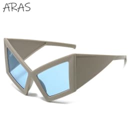 Fashion Oversized Cat Eye Sunglasses Women Men Big Frame 2026 Luxury Brand Vintage Sun Glasses For Ladies Eyewear Shades Goggles