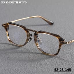 156MM Oversized Glasses Frame for Men Women Large Face Ultralight Titanium Acetate Retro Eyeglasses Classic Spectacles Eyewear