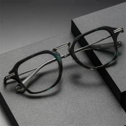 156MM Oversized Glasses Frame for Men Women Large Face Ultralight Titanium Acetate Retro Eyeglasses Classic Spectacles Eyewear