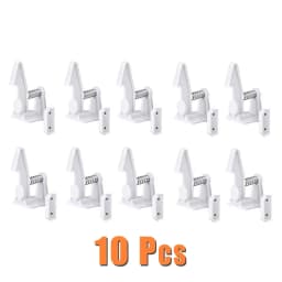5/10Pcs Adhesive Baby Safety Lock for Drawer Cabinet Door Invisible Buckle Closet Locks Children Protection Baby Security Lock