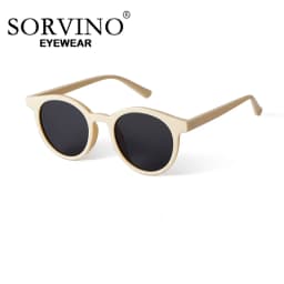 SORVINO New Hot Summer UV400 Sunglasses Retro Round Sun Glasses Brand Designer Small Frame Outdoor Hiking Driving Eyewear UV400
