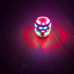 Spinning Top Colorful Flash LED Light Laser Music Gyroscope Children's Wood Luminous Hand Spiner Classic Toys Kid Christmas Gift