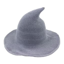 Fashion Vintage Witch Hat Party Halloween Wool Knit Hat Portable Festival Decoration for Women