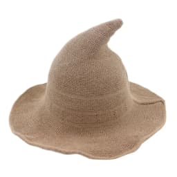 Fashion Vintage Witch Hat Party Halloween Wool Knit Hat Portable Festival Decoration for Women