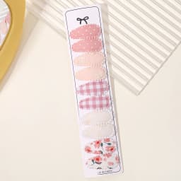 10Pcs/set 2.2'' Printed Embroidery Waterdrop Shape Hair Clips For Cute Girls BB Hairpin Barrettes Headwear Kids Hair Accessories
