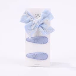 10Pcs/set 2.2'' Printed Embroidery Waterdrop Shape Hair Clips For Cute Girls BB Hairpin Barrettes Headwear Kids Hair Accessories