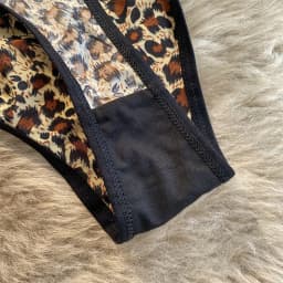 Leopard-print Thong Women Sexy Panties Low Waist Ice Silk Female Briefs Seamless Cotton G-string Women’s Underwear Sxy Lingerie