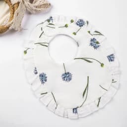 Baby Saliva Towel Infants Feeding Drool Bib lace Floral Soft Cotton Burp Cloth for Newborn Breathable Kids Bibs with Ruffle