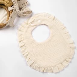 Baby Saliva Towel Infants Feeding Drool Bib lace Floral Soft Cotton Burp Cloth for Newborn Breathable Kids Bibs with Ruffle
