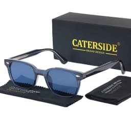 Caterside Retro Square Men's Sunglasses Propionic Pin Fashion Punk Sun Glasses Women's Travel Outdoor Party Event Eyewear UV400