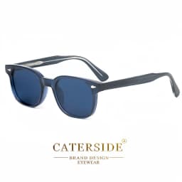 Caterside Retro Square Men's Sunglasses Propionic Pin Fashion Punk Sun Glasses Women's Travel Outdoor Party Event Eyewear UV400