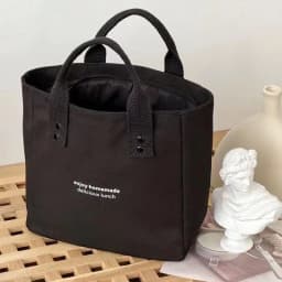 Women's Canvas Handbag Solid Color Women's Casual Large Capacity Travel Bag