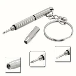 Mini Hand Glasses Screwdrivers 3-in-1 Spectacle Repair Kits Multifunction Sunglass Watch Glasses Screwdriver Set with Keychain