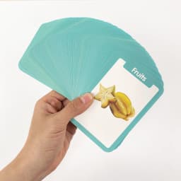 36 Double-Sided Fruit Recognition Cards for Kidsren's Enlightenment and Learning through Pictures, Paper-Based Fun Teaching Cards
