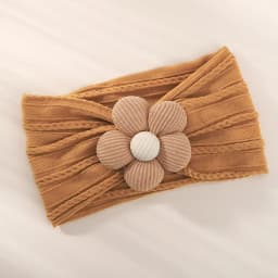 1Pc Baby Lace Headscarf Astique Suitable Newborn Girl Flower Headband Elastic Hairband Turban Soft Toddler Hair Accessories