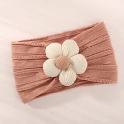 1Pc Baby Lace Headscarf Astique Suitable Newborn Girl Flower Headband Elastic Hairband Turban Soft Toddler Hair Accessories