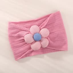 1Pc Baby Lace Headscarf Astique Suitable Newborn Girl Flower Headband Elastic Hairband Turban Soft Toddler Hair Accessories