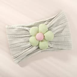 1Pc Baby Lace Headscarf Astique Suitable Newborn Girl Flower Headband Elastic Hairband Turban Soft Toddler Hair Accessories