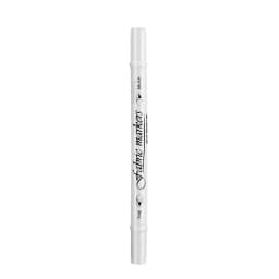1/3/5pcs Waterproof Double Tip White Paint Marker Pens,Fabric Shoe Clothes DIY Art Graffiti Hand-Painted Stationery Supplies