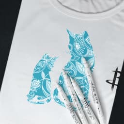 1/3/5pcs Waterproof Double Tip White Paint Marker Pens,Fabric Shoe Clothes DIY Art Graffiti Hand-Painted Stationery Supplies