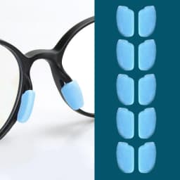 5Pair Color Anti-slip Silicone Nose Pads For Eyeglasses Glasses Frame Plug-in Nose Pad Eyewear Accessories