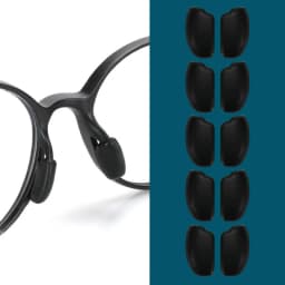 5Pair Color Anti-slip Silicone Nose Pads For Eyeglasses Glasses Frame Plug-in Nose Pad Eyewear Accessories