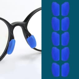 5Pair Color Anti-slip Silicone Nose Pads For Eyeglasses Glasses Frame Plug-in Nose Pad Eyewear Accessories