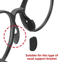 5Pair Color Anti-slip Silicone Nose Pads For Eyeglasses Glasses Frame Plug-in Nose Pad Eyewear Accessories