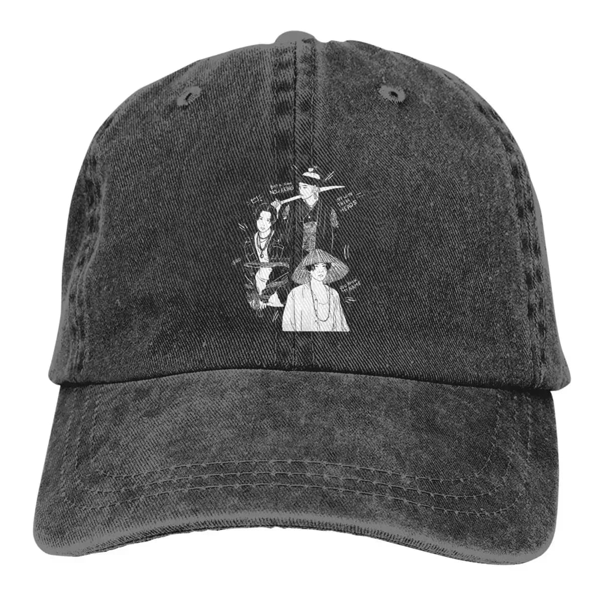Pure Color Dad Hats Agust D Daechwita Women's Hat Sun Visor Baseball Caps Korean singer Yoongi Peaked Cap