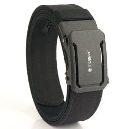 Men Women Firm Metal Automatic Buckle Tactical Belt Double Layer Thickened Hanging Belts Outdoor Heavy Duty Training Belt