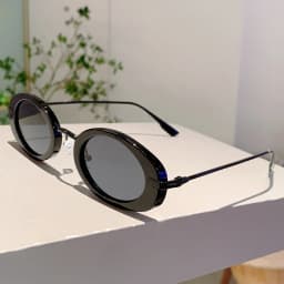 KAMMPT Vintage Oval Sunglasses Women 2024 New in Fashion Retro Black Sun Glasses Ins Stylish Trendy Luxury Brand Design Shades