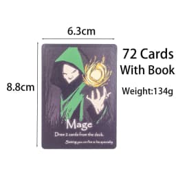 English Version The Grimwood Board Game 72Pcs Standard Poker 8.8*6.3cm Slightly Strategic Cards for Family Gatherings