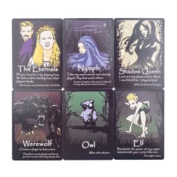 English Version The Grimwood Board Game 72Pcs Standard Poker 8.8*6.3cm Slightly Strategic Cards for Family Gatherings