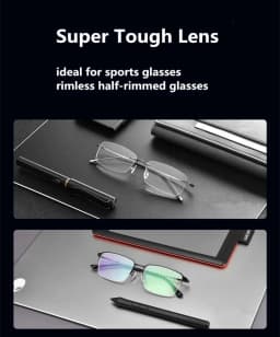 High Quality MR-8 Super Tough Lens 1.61 1.67 Index Thin Optical Myopia Hyperopia Prescription Clear Lenses Hardness Unbreakable