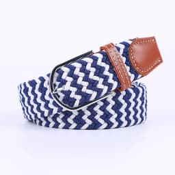 Women Casual Knitted Elastic Belt Pin Buckle Webbing Strap Woven Canvas Braided Stretch  - Belts for Men