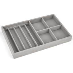Soft Velvet Stackable Jewelry Tray Case Jewelry Display Storage Showcase Portable Ring Earring Necklace Organizer Jewelry Holder