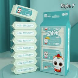Soft Baby Wet Wipes Hand Mouth Cleaning Disposable Freshing Cleaning Wipes Large Pack High Quality Mini Portable Wipes Babies