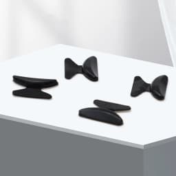 5 Pairs Useful Soft Silicone Nose Pad For Glasses Non-slip Eyeglasses Sunglass Black White Nose Pad