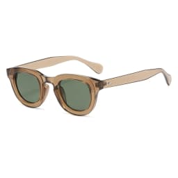 2024 New Sunglasses Female Oval Frame Thick Frame Small Face Personality Retro Sun Glasses Multi color Fashion Glasses