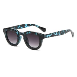 2024 New Sunglasses Female Oval Frame Thick Frame Small Face Personality Retro Sun Glasses Multi color Fashion Glasses