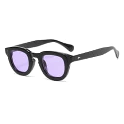 2024 New Sunglasses Female Oval Frame Thick Frame Small Face Personality Retro Sun Glasses Multi color Fashion Glasses